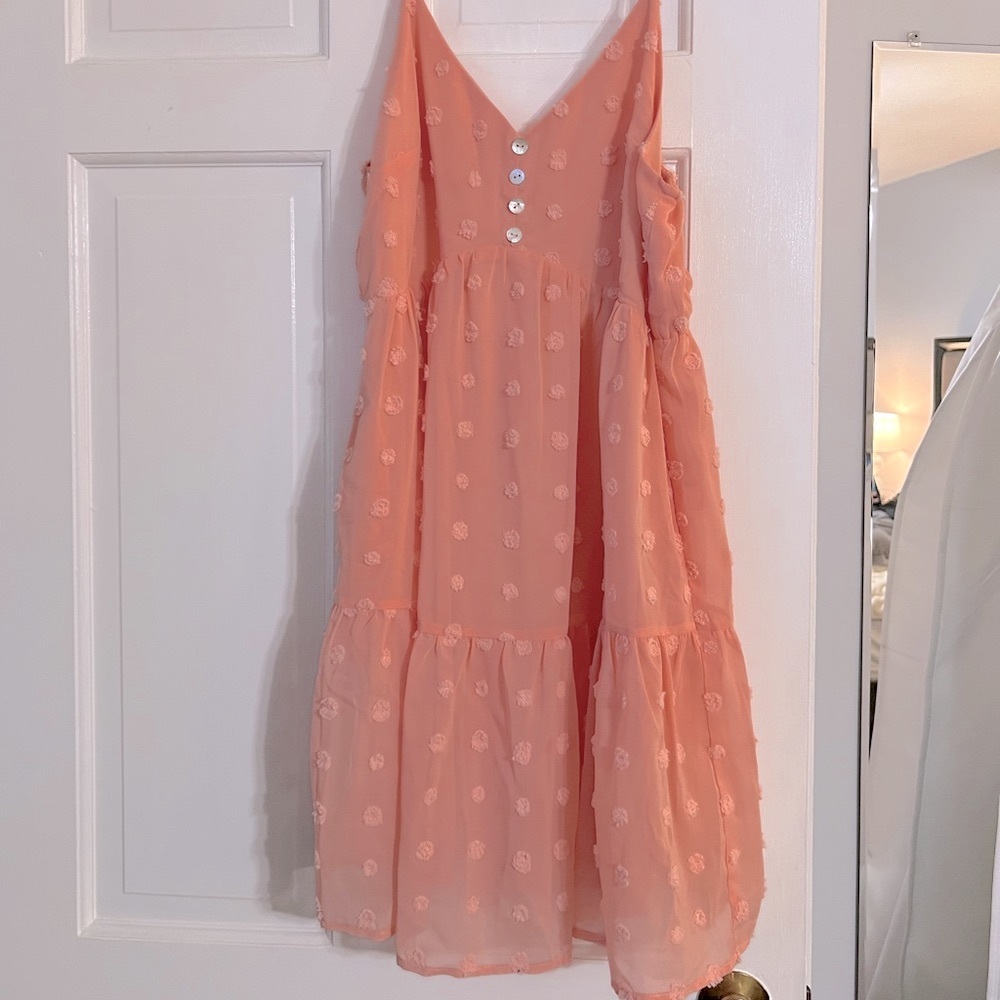 Spaghetti strap tank top dress